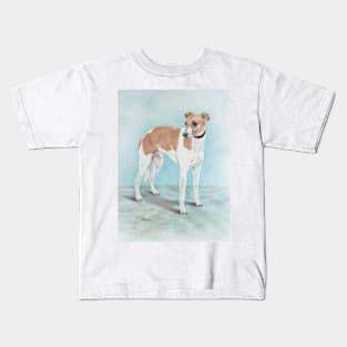 Elegant whippet. Kids T-Shirt